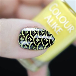 133 Summer lemon split, Stamping Neglelak, Colour Alike (u)